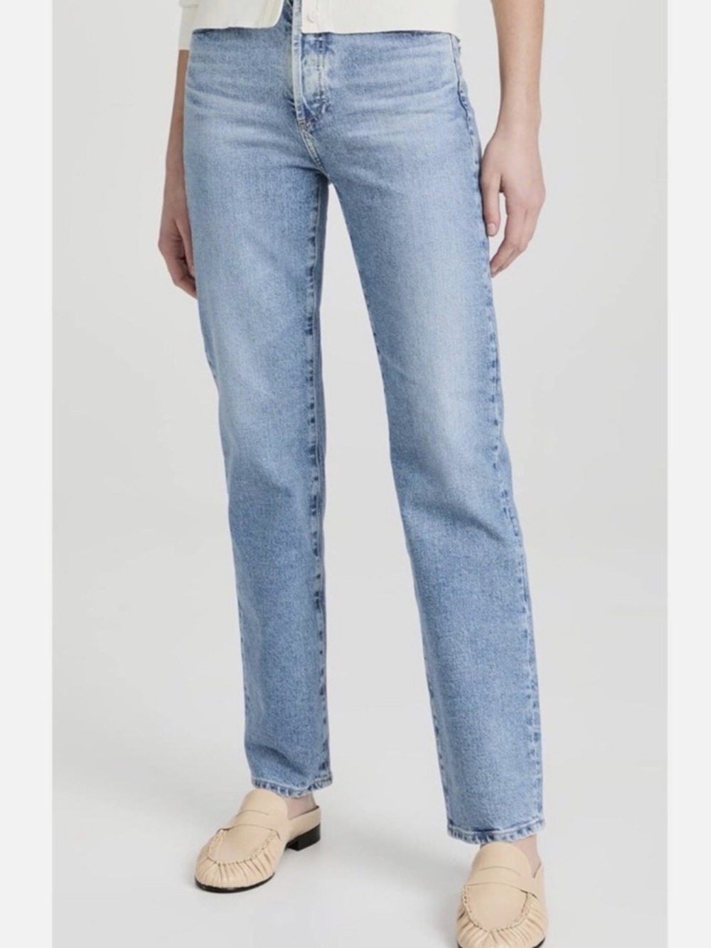 AG Adriano Goldschmied Alexxis High Rise Straight Jeans